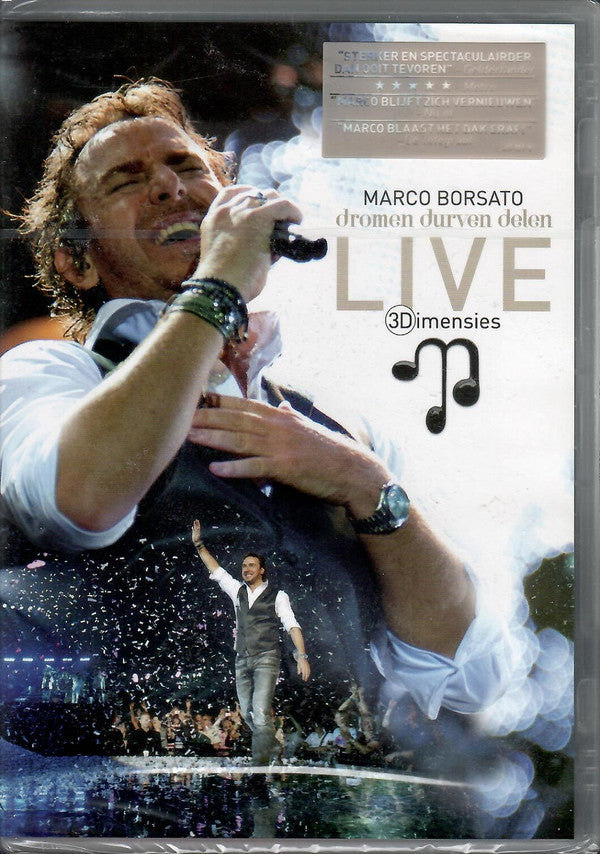 Marco Borsato : Dromen Durven Delen - Live- 3Dimensies (DVD)