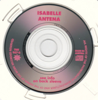 Isabelle Antena : Sur Ton Ile (CD, Mini, Promo)