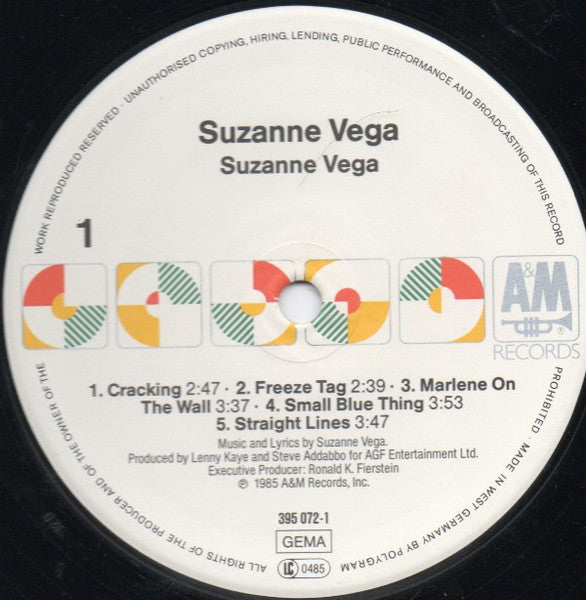Suzanne Vega : Suzanne Vega (LP, Album, Lig)