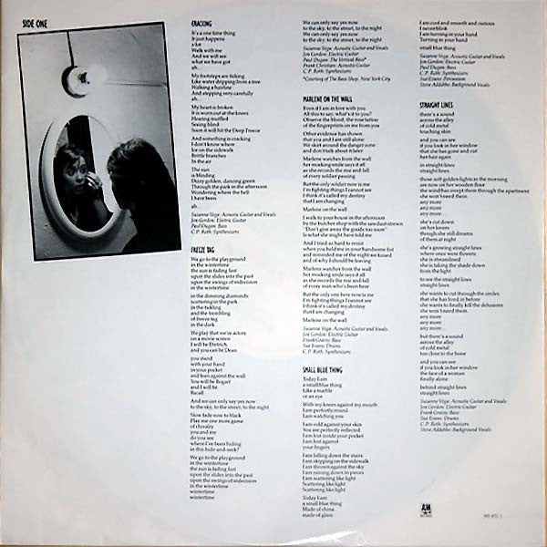 Suzanne Vega : Suzanne Vega (LP, Album, Lig)