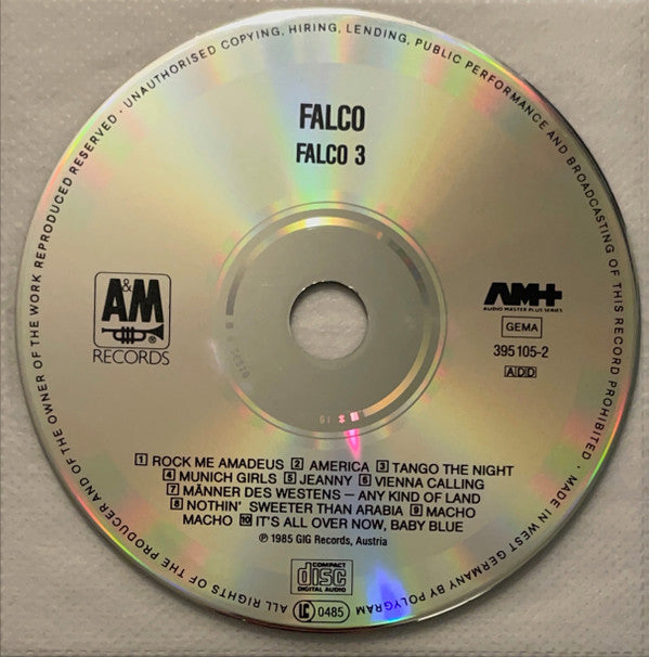 Falco : Falco 3 (CD, Album)