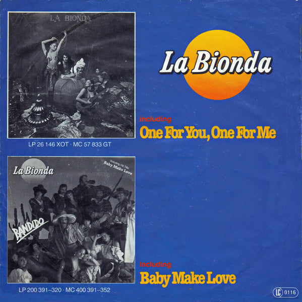La Bionda : Bandido (7", Single)