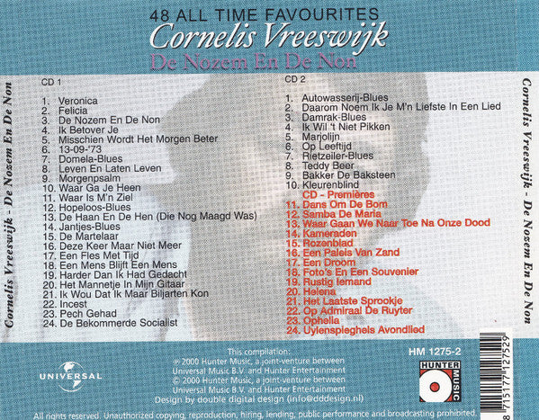 Cornelis Vreeswijk : De Nozem En De Non (2xCD, Comp)