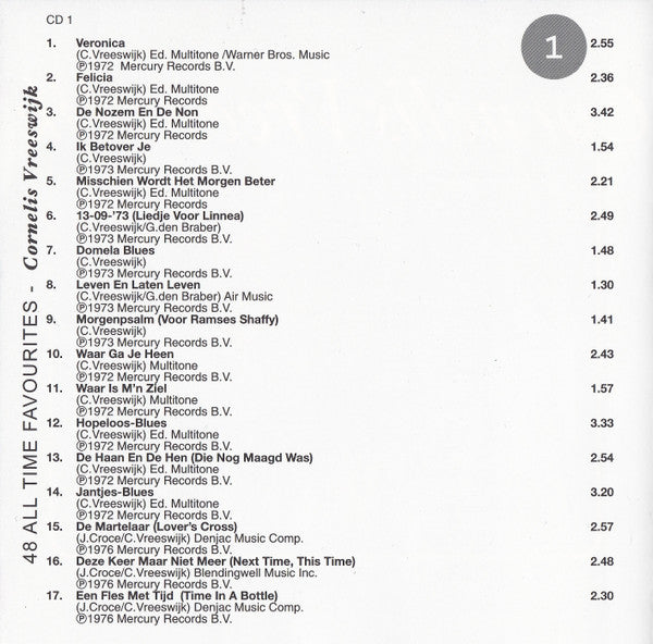 Cornelis Vreeswijk : De Nozem En De Non (2xCD, Comp)