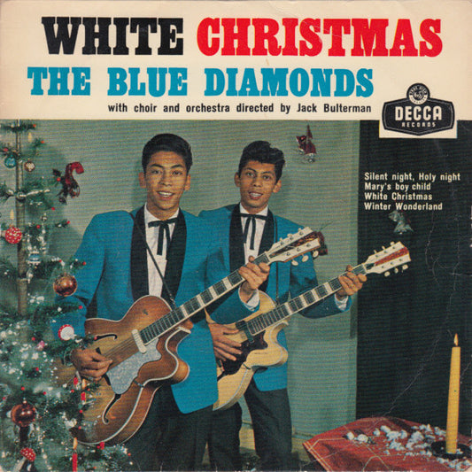 The Blue Diamonds With Choir* And Orchestra Directed By Jack Bulterman* : White Christmas (7", EP, Mono)