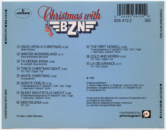 BZN : Christmas With BZN (CD, Album, RE)