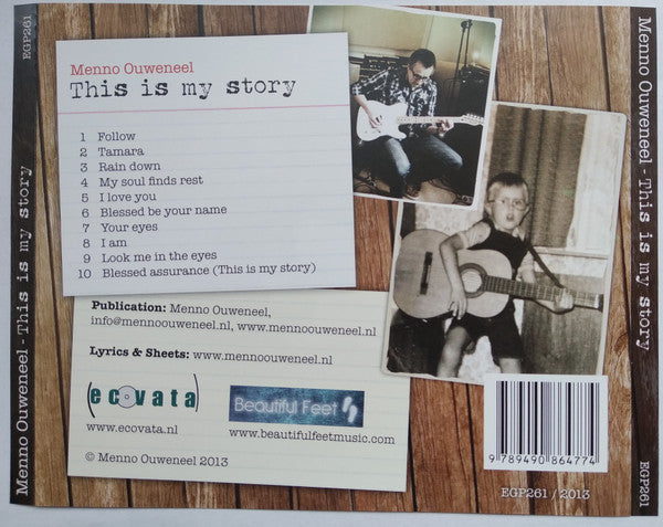 Menno Ouweneel : This Is My Story (CD, Album)