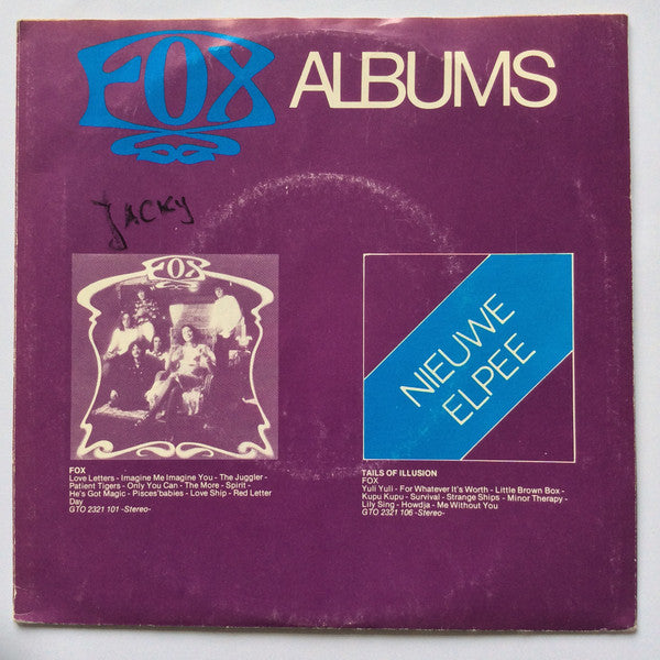 Fox (3) : Strange Ships (7", Single)