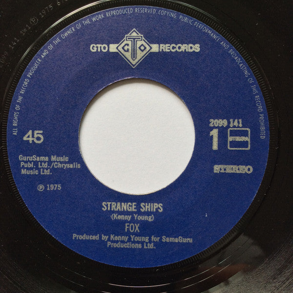 Fox (3) : Strange Ships (7", Single)