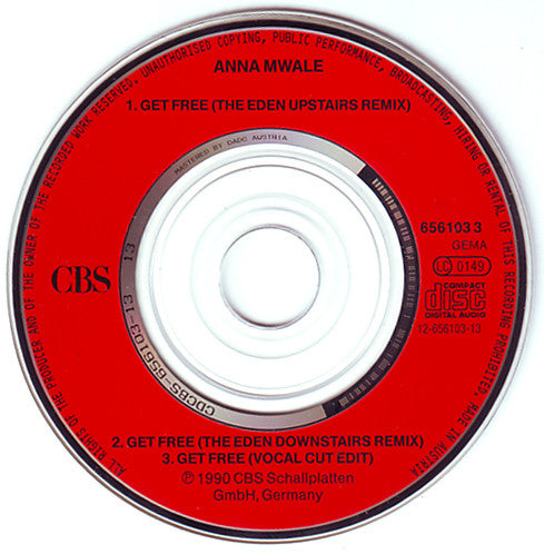 Anna Mwale : Get Free (CD, Mini)