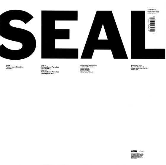 Seal : Future Club EP (The Nellee Hooper Remix) (12", EP)