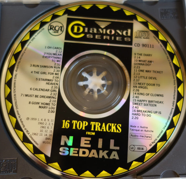Neil Sedaka : 16 Top Tracks (CD, Comp, RM)