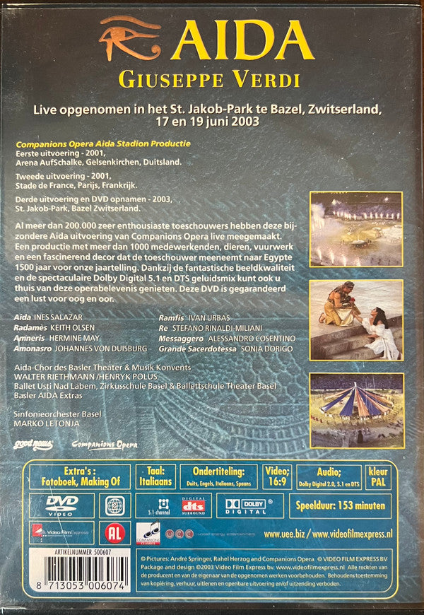 Companions Opera : Aida (DVD, Album)