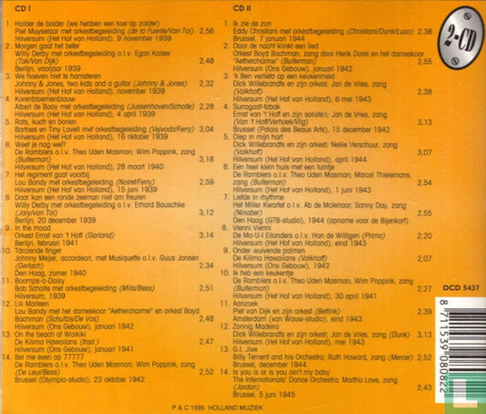 Various : Nederland '40/'45: 28 Liedjes Van Mobilisatie Tot Bevrijding (CD, Comp)