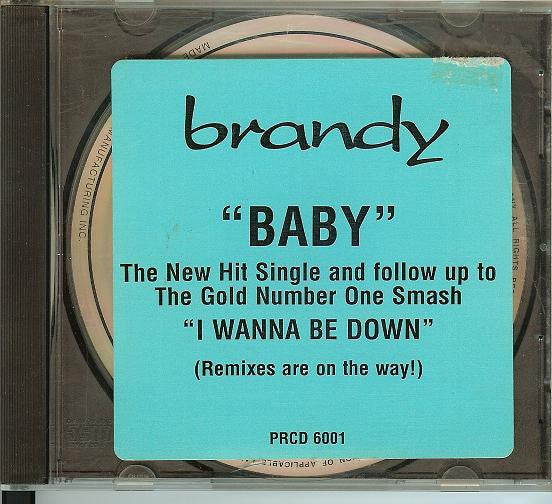 Brandy (2) : Baby (CD, Single, Promo)