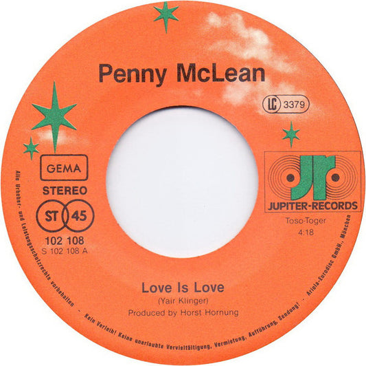 Penny McLean : Love Is Love  (7")