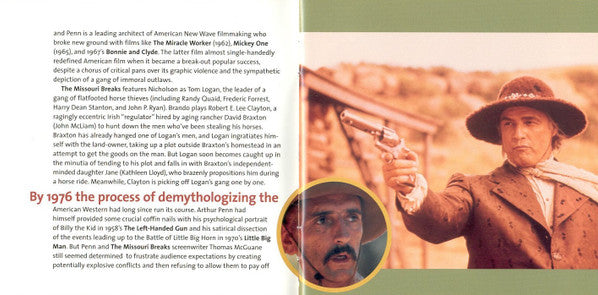 John Williams (4) : The Missouri Breaks (CD, Album, Dlx, RE, RM)