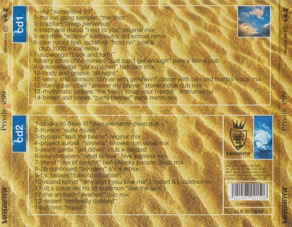 Various : Privilege Ibiza '99 (2xCD, Mixed)
