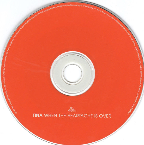 Tina Turner : When The Heartache Is Over (CD, Single)