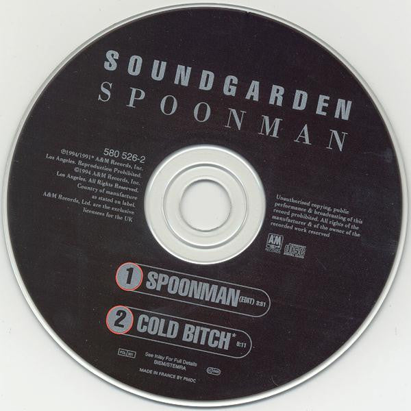 Soundgarden : Spoonman (CD, Single, Car)