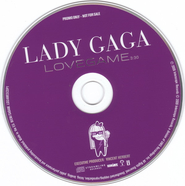 Lady Gaga : Lovegame (CD, Single, Promo)