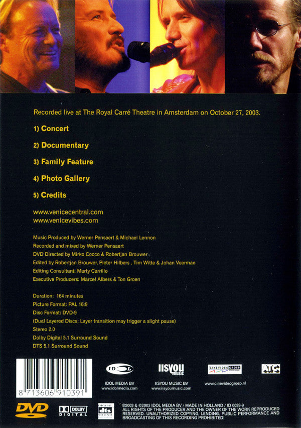 Venice (7) : Live At The Royal Carré Theatre (DVD-V, Multichannel, PAL)