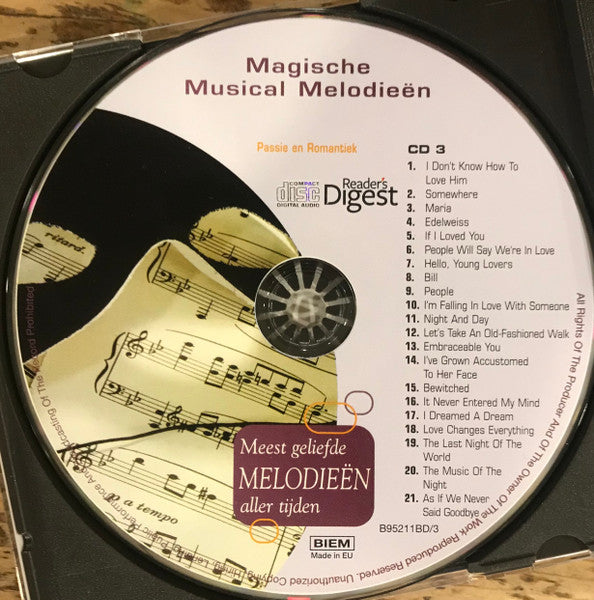 Various : Magische Musical Melodieën (3xCD, Comp)