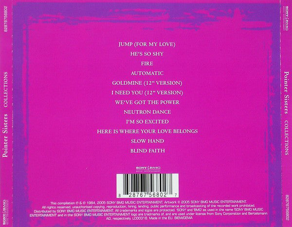 Pointer Sisters : Collections (CD, Comp)