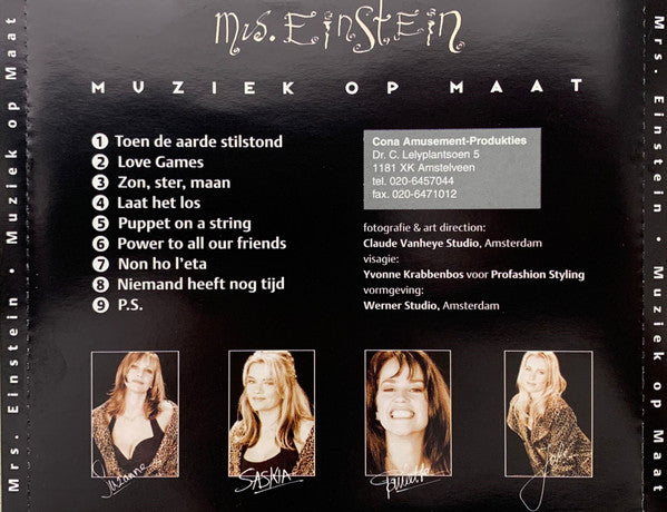 Mrs. Einstein : Muziek Op Maat (CD, Album)