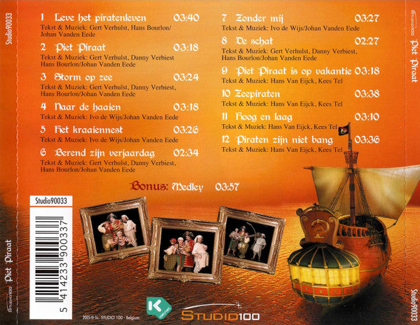 Piet Piraat : Muziek Uit De Film 'Piet Piraat En De Betoverende Kroon' (CD, Album)