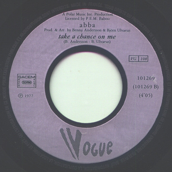 ABBA : I Have A Dream (7", Single, Dis)