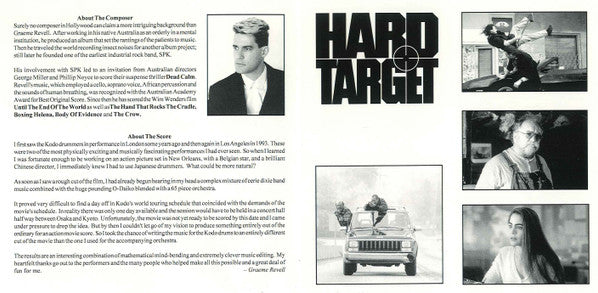 Graeme Revell Featuring Kodō : Hard Target (Original Motion Picture Soundtrack) (CD, Album)