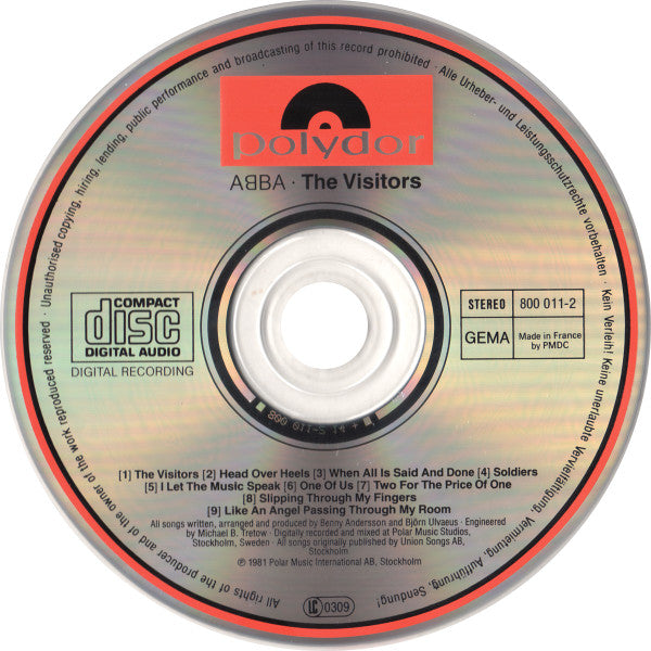 ABBA : The Visitors (CD, Album, RE, PMD)