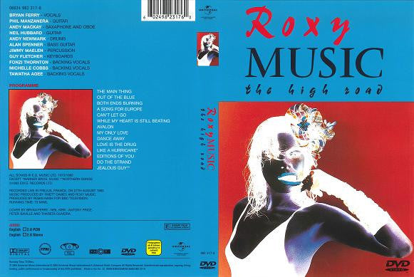 Roxy Music : The High Road (DVD-V, Copy Prot., RE, PAL)