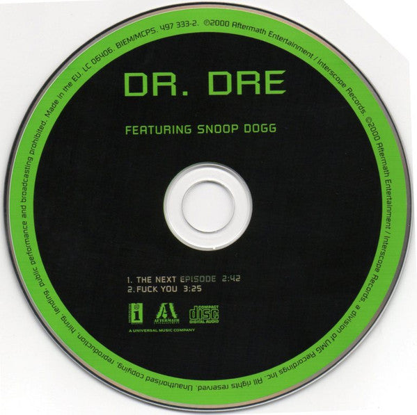 Dr. Dre Featuring Snoop Dogg : The Next Episode (CD, Single)