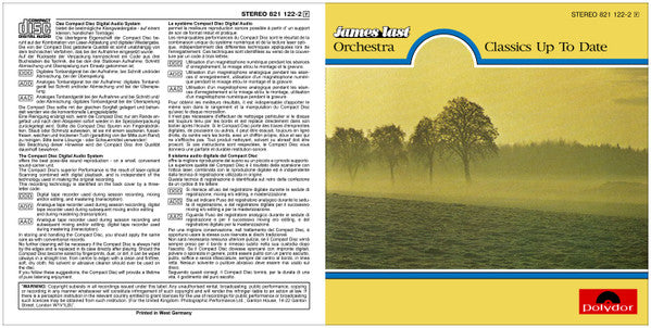 Orchester James Last : Classics Up To Date (CD, Album, RE)