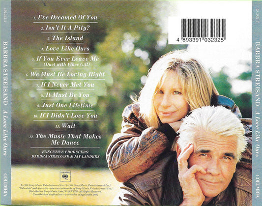 Barbra Streisand : A Love Like Ours (CD, Album)