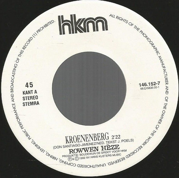 Rowwen Hèze : Kroenenberg (7", Single)