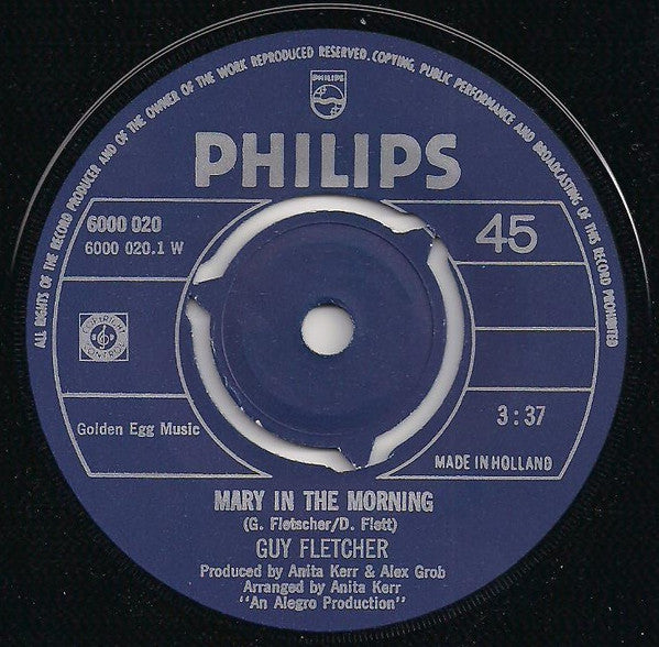 Guy Fletcher (2) : Mary In The Morning (7", Single)