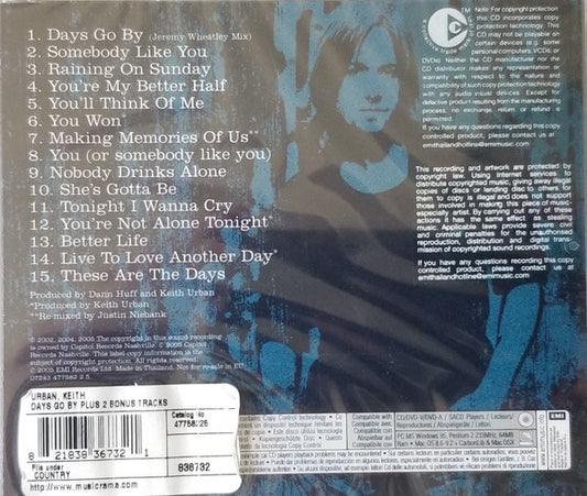 Keith Urban : Days Go By (CD, Comp, Copy Prot.)