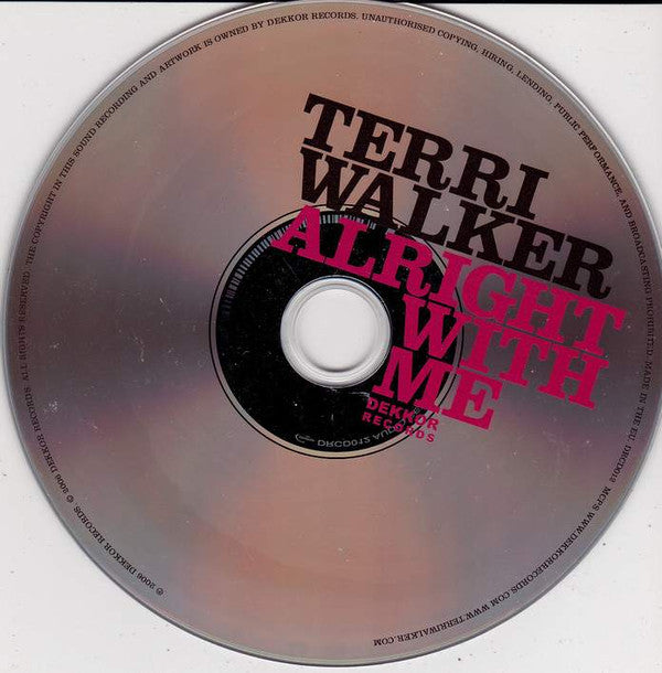 Terri Walker : Alright With Me (CD, Single)