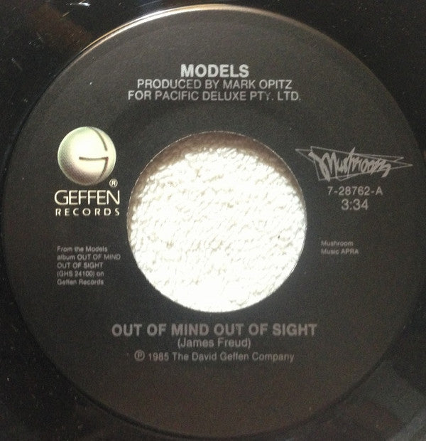 Models (2) : Out Of Mind Out Of Sight (7", Single, Spe)