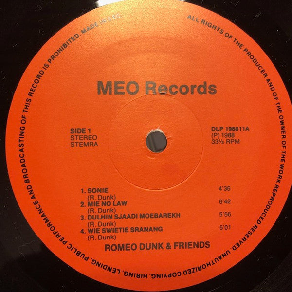 Romeo Dunk & Friends : Let's Swing And Dance With The Best Of Romeo Dunk & Friends (LP)