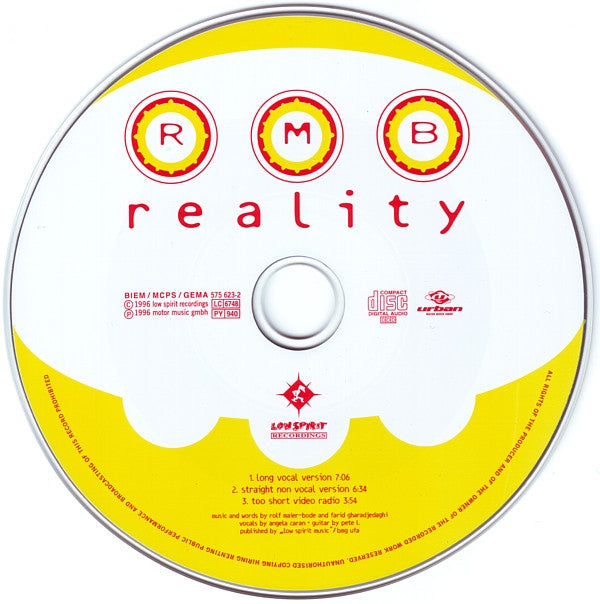 RMB : Reality (CD, Maxi)