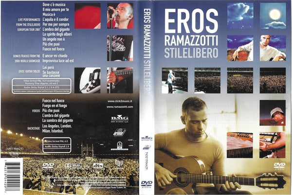 Eros Ramazzotti : Stilelibero (DVD-V, PAL)