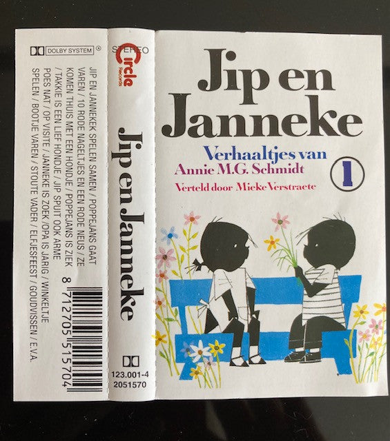 Annie M.G. Schmidt : Jip En Janneke 1 - Verhaaltjes Van Annie M.G Schmidt  (Cass, Dol)
