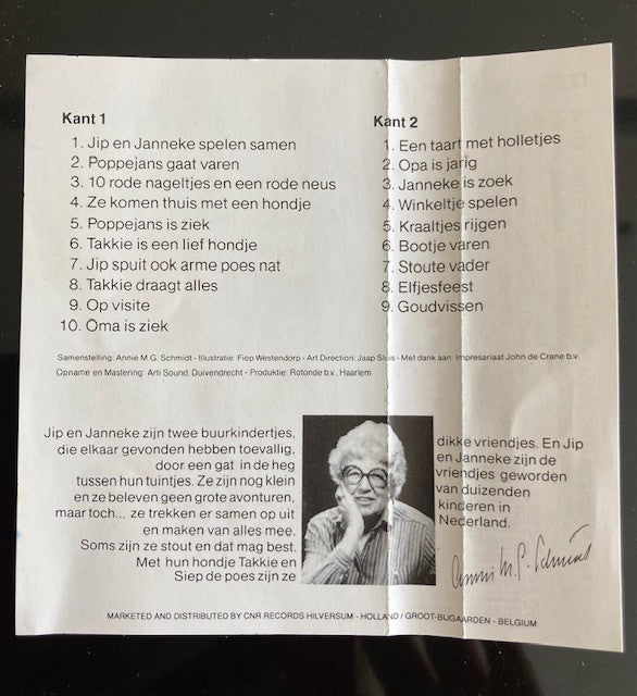 Annie M.G. Schmidt : Jip En Janneke 1 - Verhaaltjes Van Annie M.G Schmidt  (Cass, Dol)