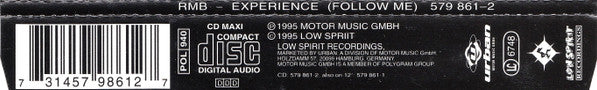 RMB : Experience (Follow Me) (CD, Maxi)