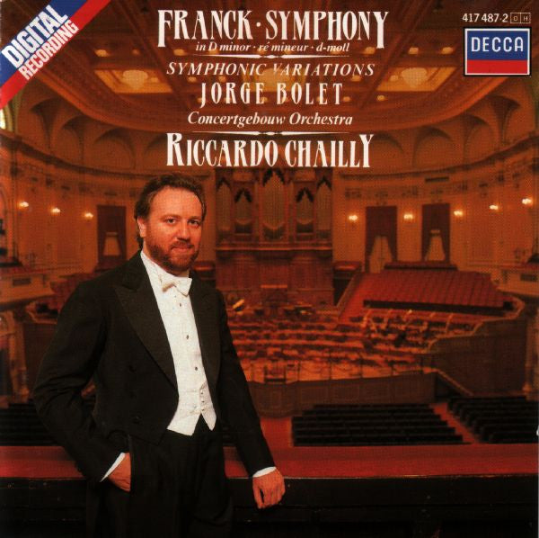 César Franck, Jorge Bolet, Concertgebouworkest, Riccardo Chailly : Symphony In D Minor (CD, Album)