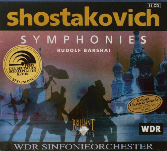 Dmitri Shostakovich - WDR Sinfonieorchester Köln, Rudolf Barshai : Symphonies (11xCD, Album + Box)